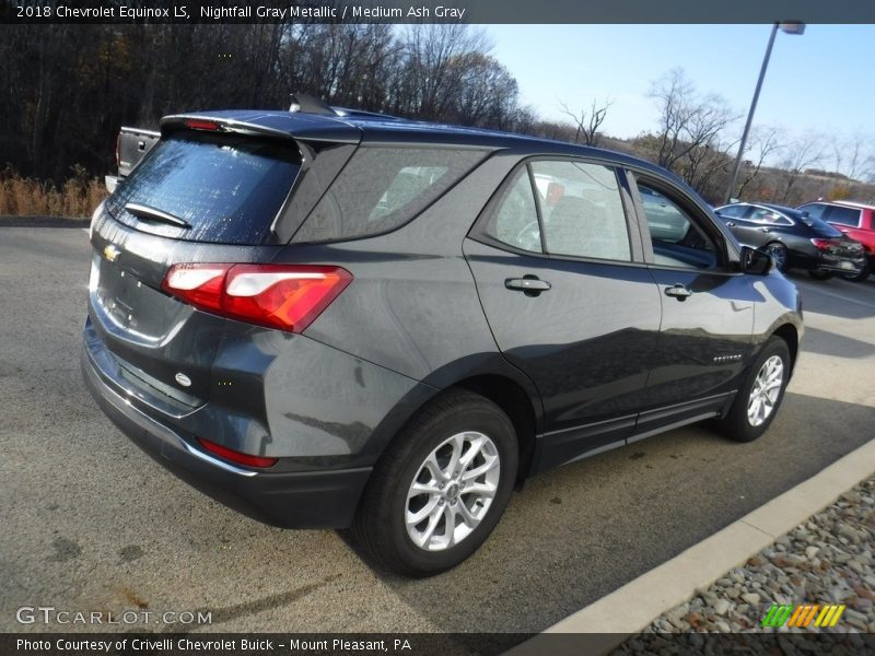 Nightfall Gray Metallic / Medium Ash Gray 2018 Chevrolet Equinox LS