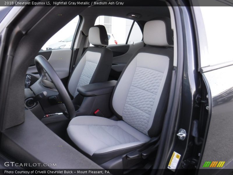 Nightfall Gray Metallic / Medium Ash Gray 2018 Chevrolet Equinox LS