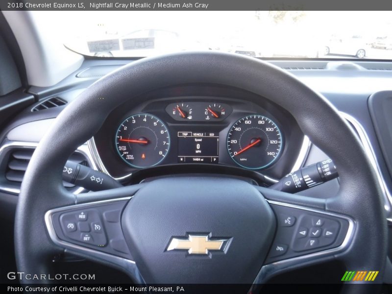 Nightfall Gray Metallic / Medium Ash Gray 2018 Chevrolet Equinox LS