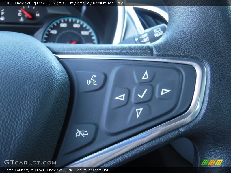 Nightfall Gray Metallic / Medium Ash Gray 2018 Chevrolet Equinox LS