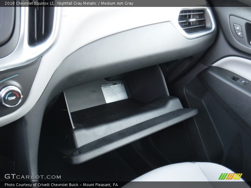 Nightfall Gray Metallic / Medium Ash Gray 2018 Chevrolet Equinox LS