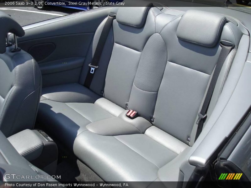 Steel Gray Metallic / Slate Gray 2006 Saab 9-3 2.0T Convertible