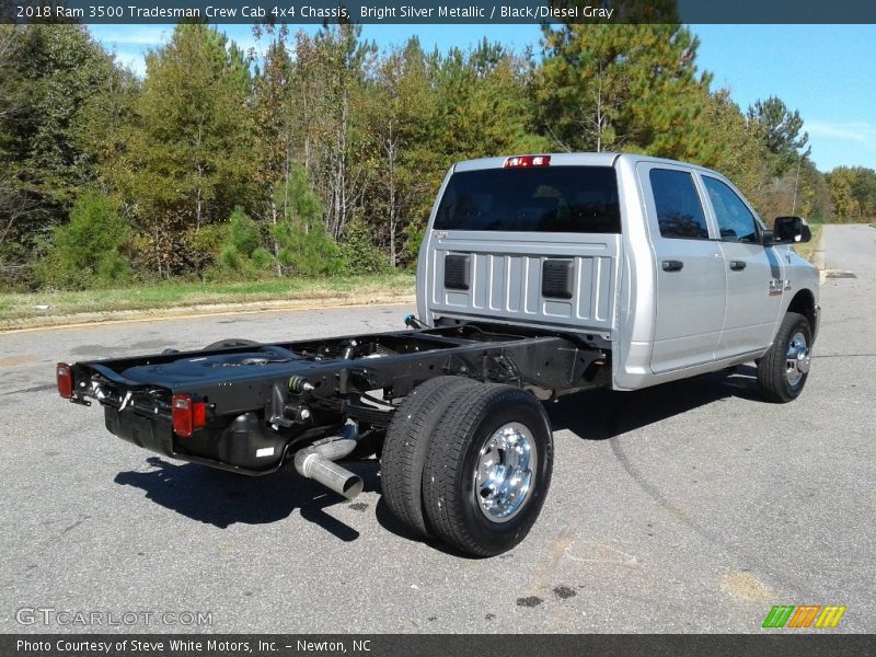 Bright Silver Metallic / Black/Diesel Gray 2018 Ram 3500 Tradesman Crew Cab 4x4 Chassis