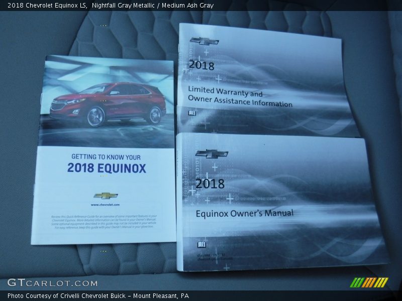 Nightfall Gray Metallic / Medium Ash Gray 2018 Chevrolet Equinox LS