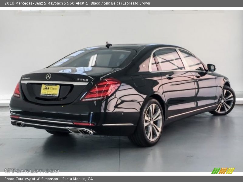 Black / Silk Beige/Espresso Brown 2018 Mercedes-Benz S Maybach S 560 4Matic