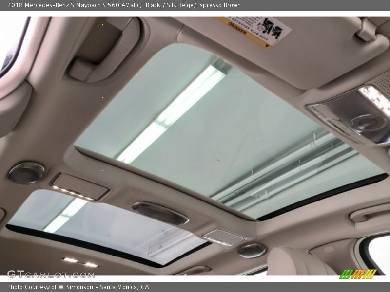Sunroof of 2018 S Maybach S 560 4Matic
