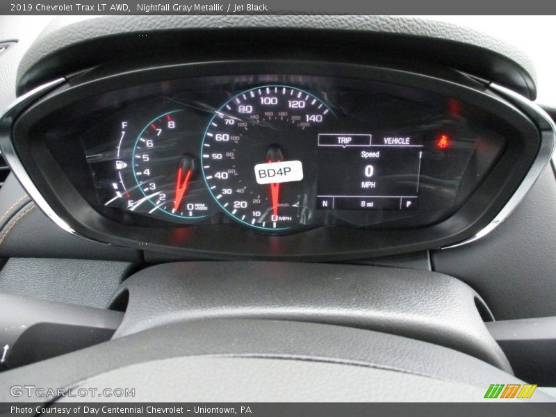 Nightfall Gray Metallic / Jet Black 2019 Chevrolet Trax LT AWD