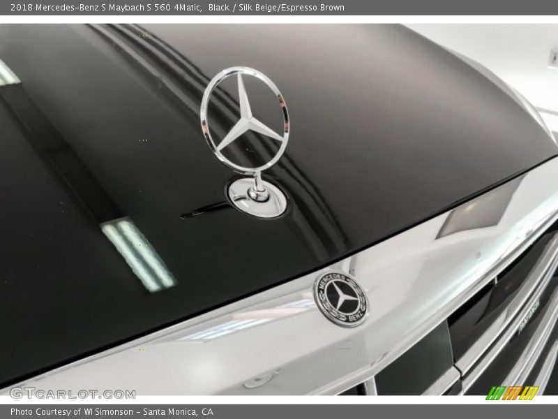 Black / Silk Beige/Espresso Brown 2018 Mercedes-Benz S Maybach S 560 4Matic