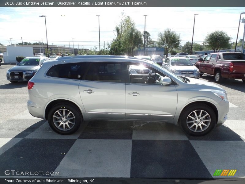 Quicksilver Metallic / Light Titanium/Dark Titanium 2016 Buick Enclave Leather
