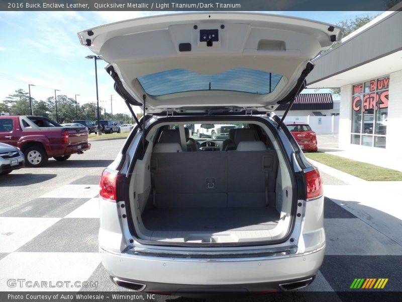 Quicksilver Metallic / Light Titanium/Dark Titanium 2016 Buick Enclave Leather