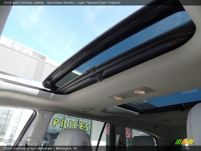 Quicksilver Metallic / Light Titanium/Dark Titanium 2016 Buick Enclave Leather