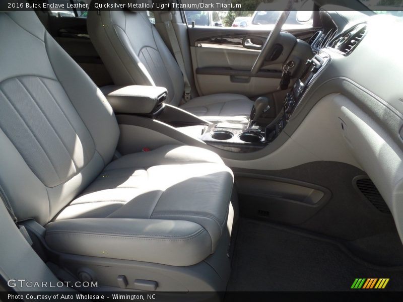 Quicksilver Metallic / Light Titanium/Dark Titanium 2016 Buick Enclave Leather