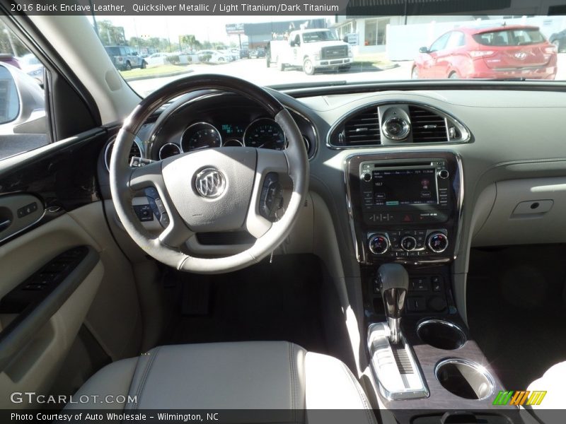 Quicksilver Metallic / Light Titanium/Dark Titanium 2016 Buick Enclave Leather