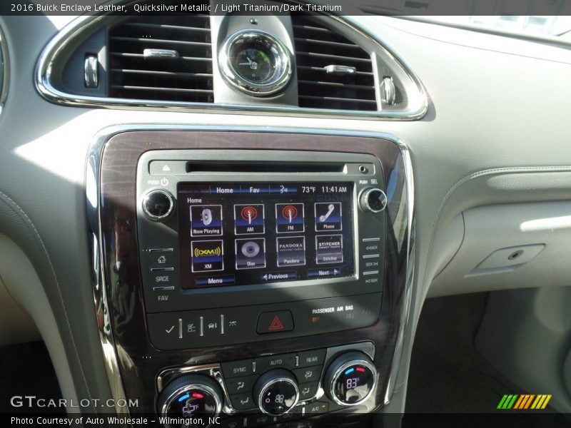 Quicksilver Metallic / Light Titanium/Dark Titanium 2016 Buick Enclave Leather