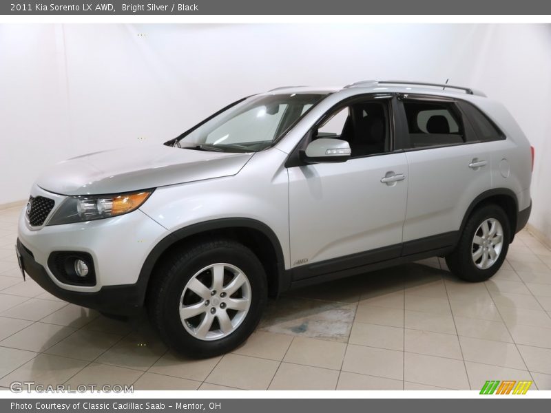 Bright Silver / Black 2011 Kia Sorento LX AWD