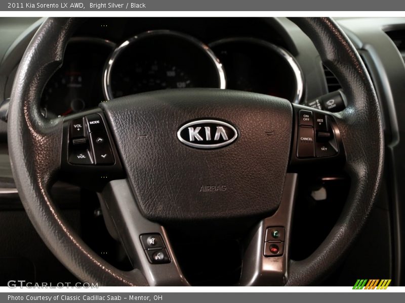 Bright Silver / Black 2011 Kia Sorento LX AWD