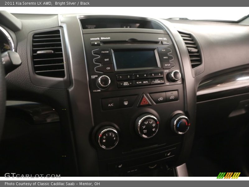 Bright Silver / Black 2011 Kia Sorento LX AWD