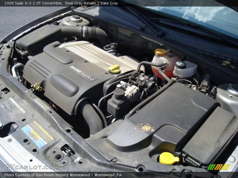 Steel Gray Metallic / Slate Gray 2006 Saab 9-3 2.0T Convertible