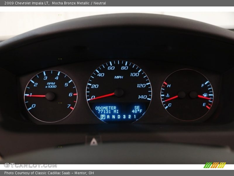 Mocha Bronze Metallic / Neutral 2009 Chevrolet Impala LT