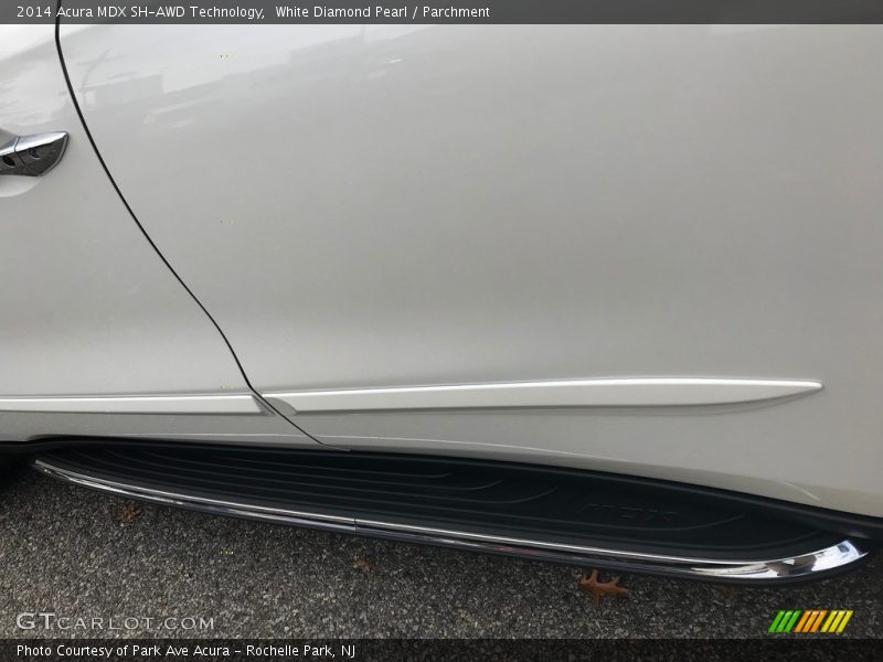 White Diamond Pearl / Parchment 2014 Acura MDX SH-AWD Technology