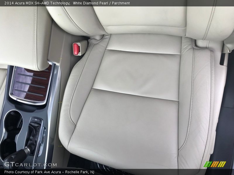 White Diamond Pearl / Parchment 2014 Acura MDX SH-AWD Technology