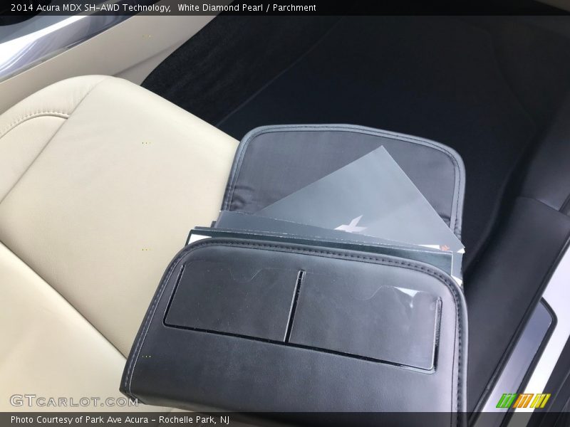 White Diamond Pearl / Parchment 2014 Acura MDX SH-AWD Technology