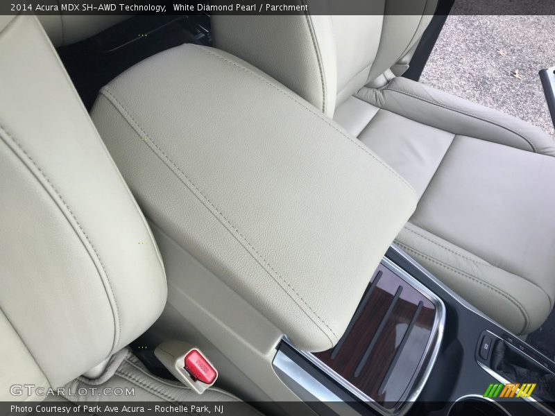 White Diamond Pearl / Parchment 2014 Acura MDX SH-AWD Technology