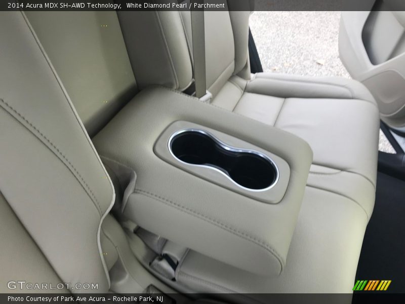 White Diamond Pearl / Parchment 2014 Acura MDX SH-AWD Technology
