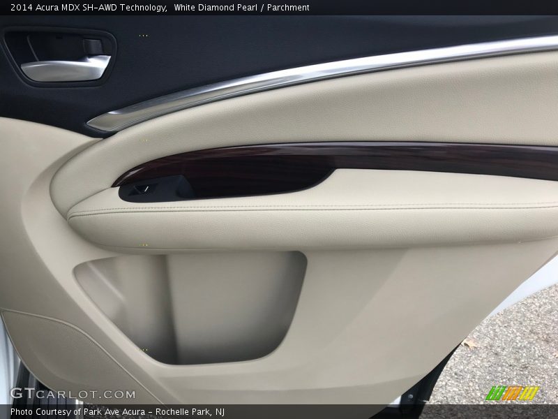 White Diamond Pearl / Parchment 2014 Acura MDX SH-AWD Technology