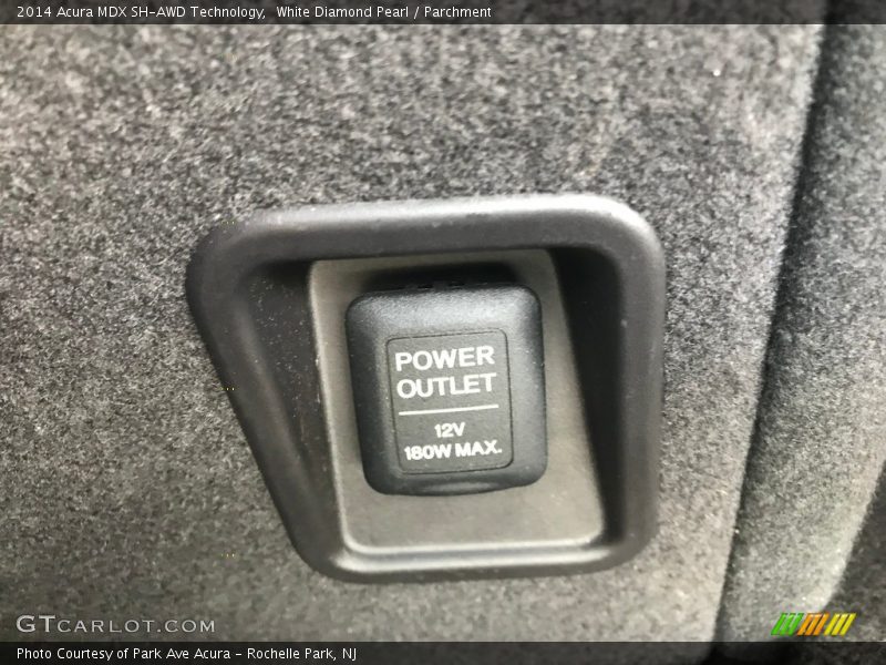 White Diamond Pearl / Parchment 2014 Acura MDX SH-AWD Technology