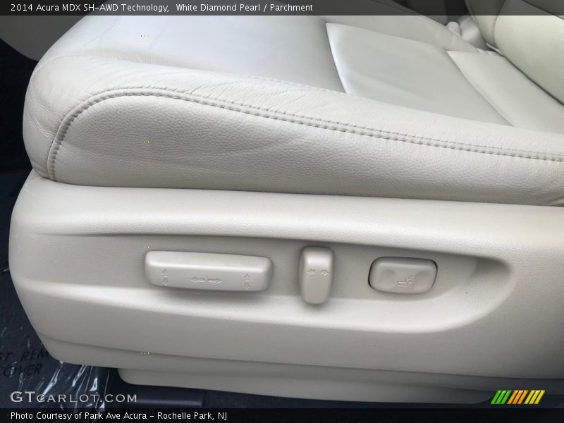 White Diamond Pearl / Parchment 2014 Acura MDX SH-AWD Technology