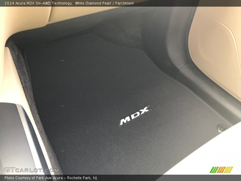 White Diamond Pearl / Parchment 2014 Acura MDX SH-AWD Technology