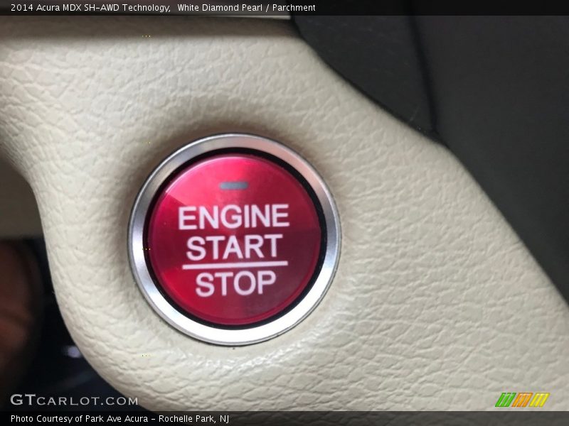 White Diamond Pearl / Parchment 2014 Acura MDX SH-AWD Technology