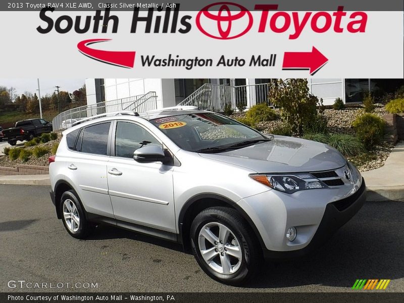 Classic Silver Metallic / Ash 2013 Toyota RAV4 XLE AWD