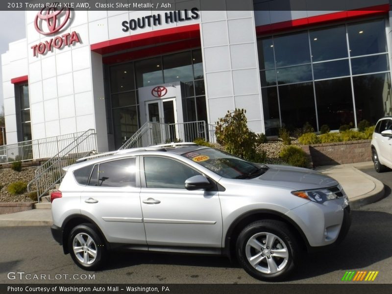 Classic Silver Metallic / Ash 2013 Toyota RAV4 XLE AWD