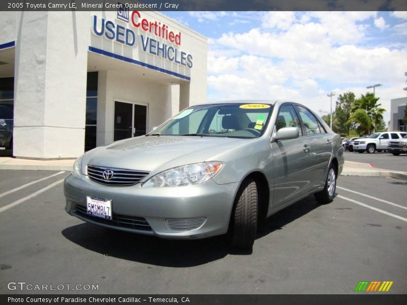 Mineral Green Opalescent / Gray 2005 Toyota Camry LE