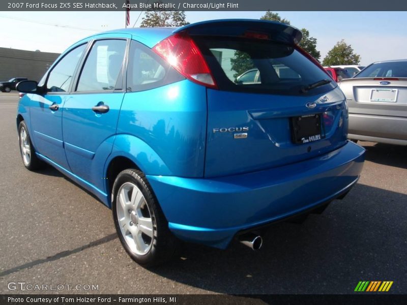 Aqua Blue Metallic / Charcoal/Light Flint 2007 Ford Focus ZX5 SES Hatchback