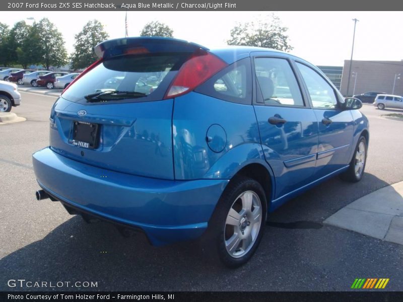 Aqua Blue Metallic / Charcoal/Light Flint 2007 Ford Focus ZX5 SES Hatchback