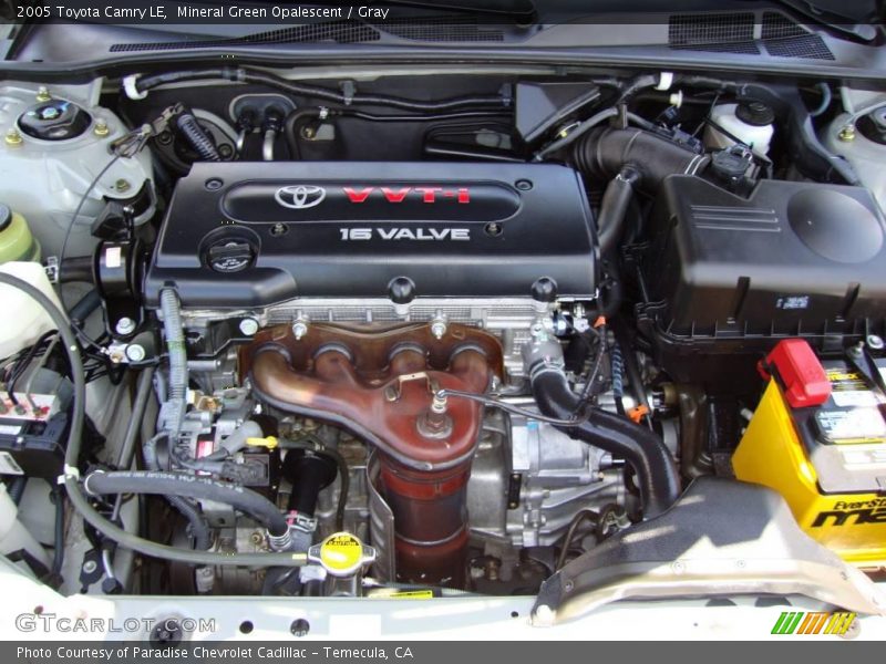 Mineral Green Opalescent / Gray 2005 Toyota Camry LE