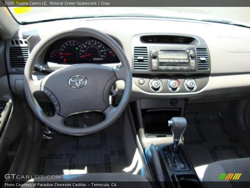 Mineral Green Opalescent / Gray 2005 Toyota Camry LE