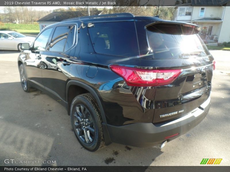 Mosaic Black Metallic / Jet Black 2019 Chevrolet Traverse RS AWD