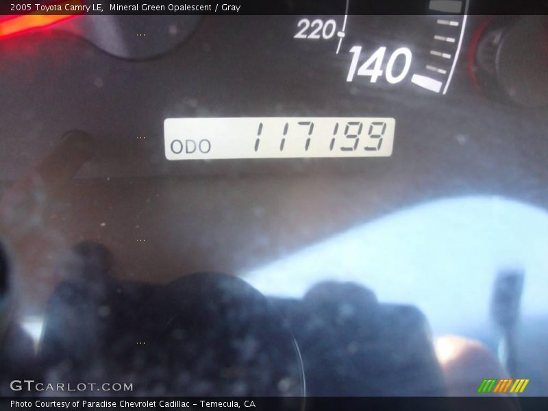 Mineral Green Opalescent / Gray 2005 Toyota Camry LE