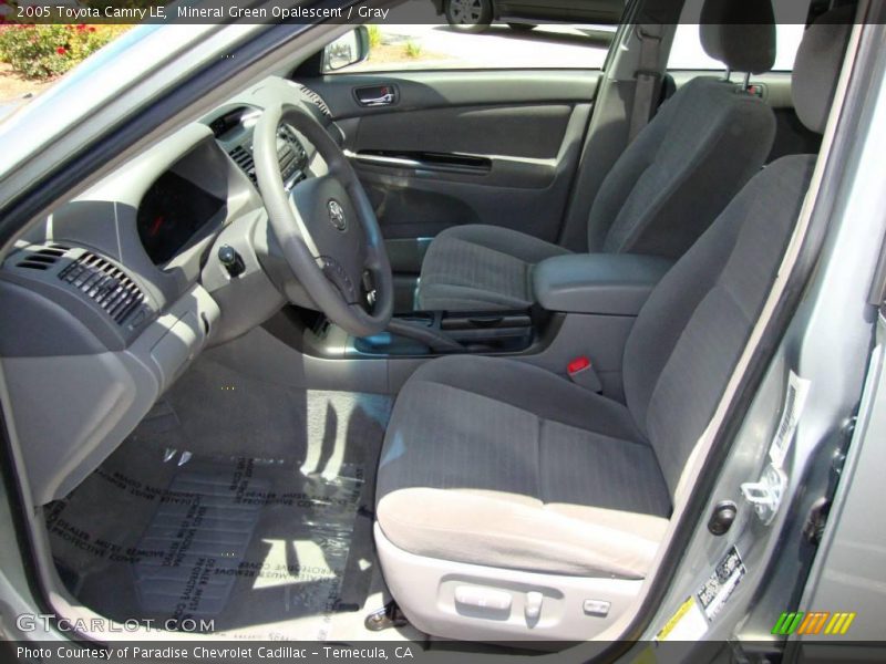 Mineral Green Opalescent / Gray 2005 Toyota Camry LE