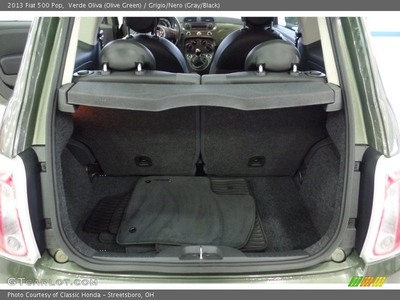 Verde Oliva (Olive Green) / Grigio/Nero (Gray/Black) 2013 Fiat 500 Pop