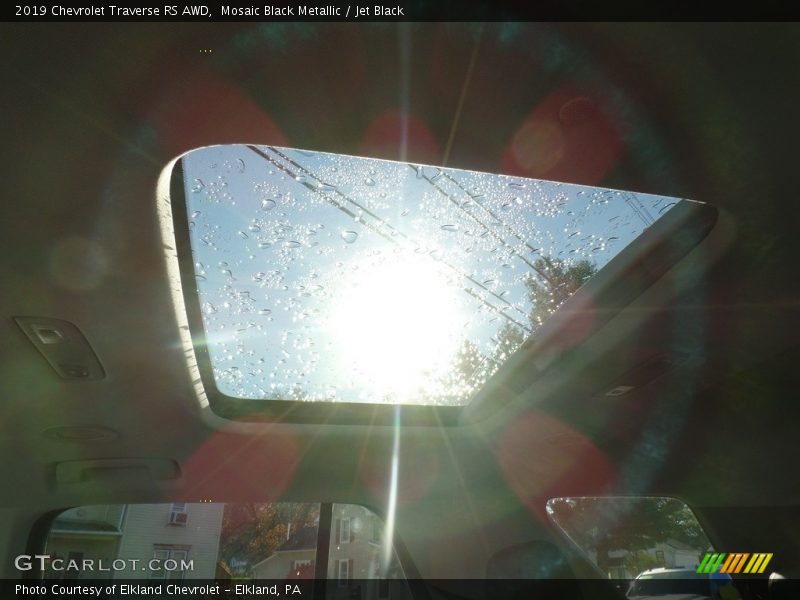 Mosaic Black Metallic / Jet Black 2019 Chevrolet Traverse RS AWD