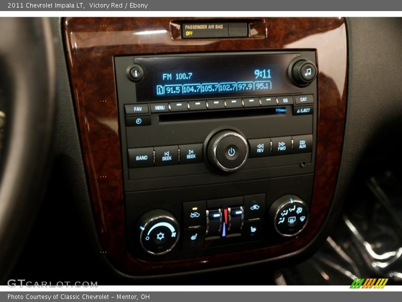 Victory Red / Ebony 2011 Chevrolet Impala LT