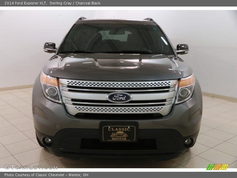 Sterling Gray / Charcoal Black 2014 Ford Explorer XLT