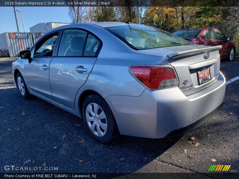 Ice Silver Metallic / Black 2016 Subaru Impreza 2.0i 4-door