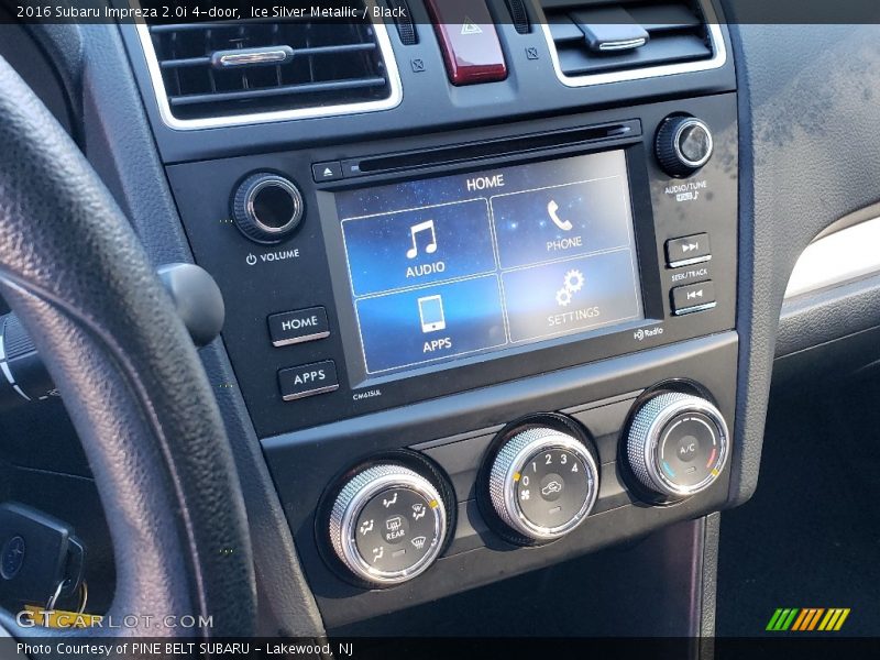 Ice Silver Metallic / Black 2016 Subaru Impreza 2.0i 4-door