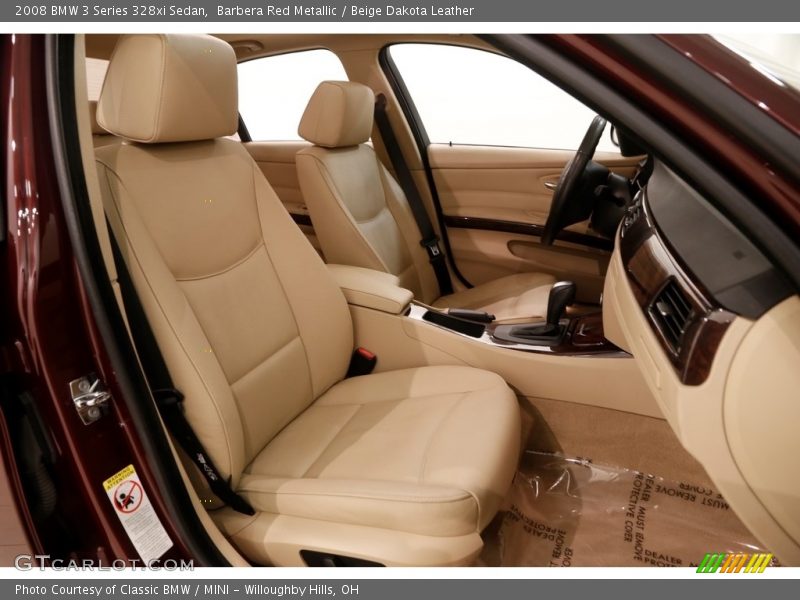 Barbera Red Metallic / Beige Dakota Leather 2008 BMW 3 Series 328xi Sedan